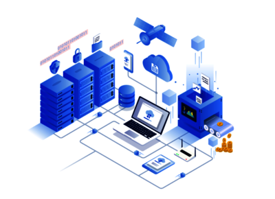 信息商務插畫矢量圖片素材在企業管理咨詢中的應用